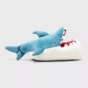 Kids' Knox Shark Loafer Slippers - Cat & Jack Blue L